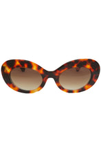 Load image into Gallery viewer, Sylvia brown leopard sunglasses by Rodebjer
