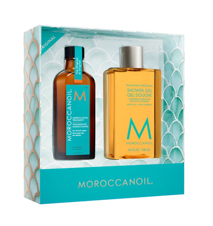 Moroccanoil treatment (100ml) & Moroccanoil shower gel (250ml) set